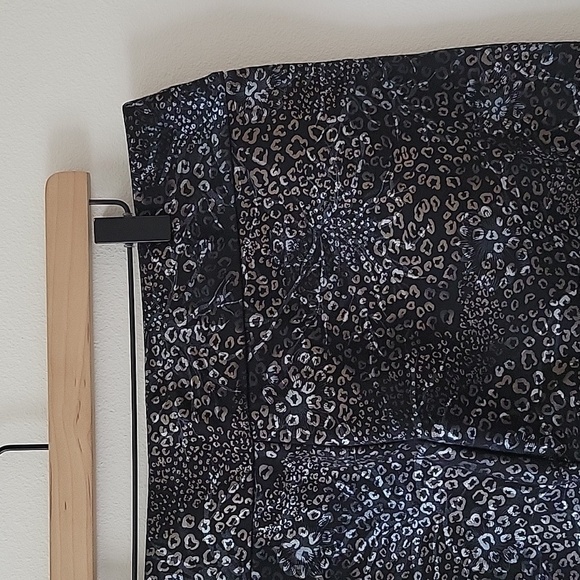 Soft Surroundings Black Mixed Print Pull-on Metallic Ponte Pants Size XL - Picture 5 of 7